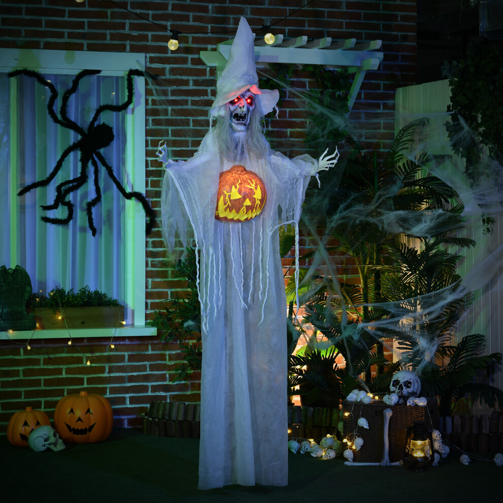 Homcom Hanging Witch Prop Life Size With Sound And Motion Activated - Image 8