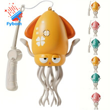 (Yellow) Magical Dancing Octopus Toy, Crazy 8-Legs Electric Octopus Automatic Obstacle One Hilarious Prank Squid Relax Toy, Perfect for Kids and Adults
