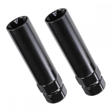 Radmutternschlüssel für Kraftstoffräder, 7 Spline-Steckschlüssel, Ersatz-Radmuttern für den Aftermarket, kompatibel mit 14 x 1,5, 14 x 2,0