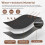 60''x28'' Mechanic Creeper Rolling Mat with Storge Bag, Zero Ground Clearance Automatic Creeper Mat for Working on Uneven Surfaces 2