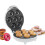 Mini Donut Maker Machine for Kid-Electric Non-Stick Surface Makes 7 Mini Doughnuts-Friendly Breakfast, Snacks, Desserts-White 1