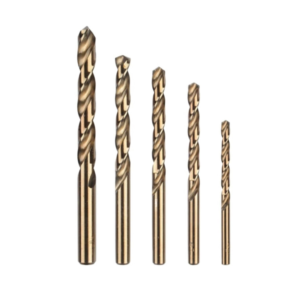 5Pcs Hss Drill Bit Set M35 Cobalt High Speed Steel Twist Drill Bits Metal Drilling Tools 1Mm 2Mm 3Mm 4Mm 5Mm (Size : 2Mm) 630490419275