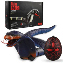 Juguete de serpiente de control remoto Faukait, juguete de serpiente eléctrica de control remoto y robot, serpiente de cascabel falsa de ráp