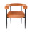 Living And Home (Orange) 2pcs Modern Dining Chairs with Black Metal Legs 6