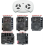 Τηλεχειριστήριο Bluetooth SBSG JR1602FCC 2.4G συμβατό με Power Wheels, Λευκό τηλεχειριστήριο JR1 6
