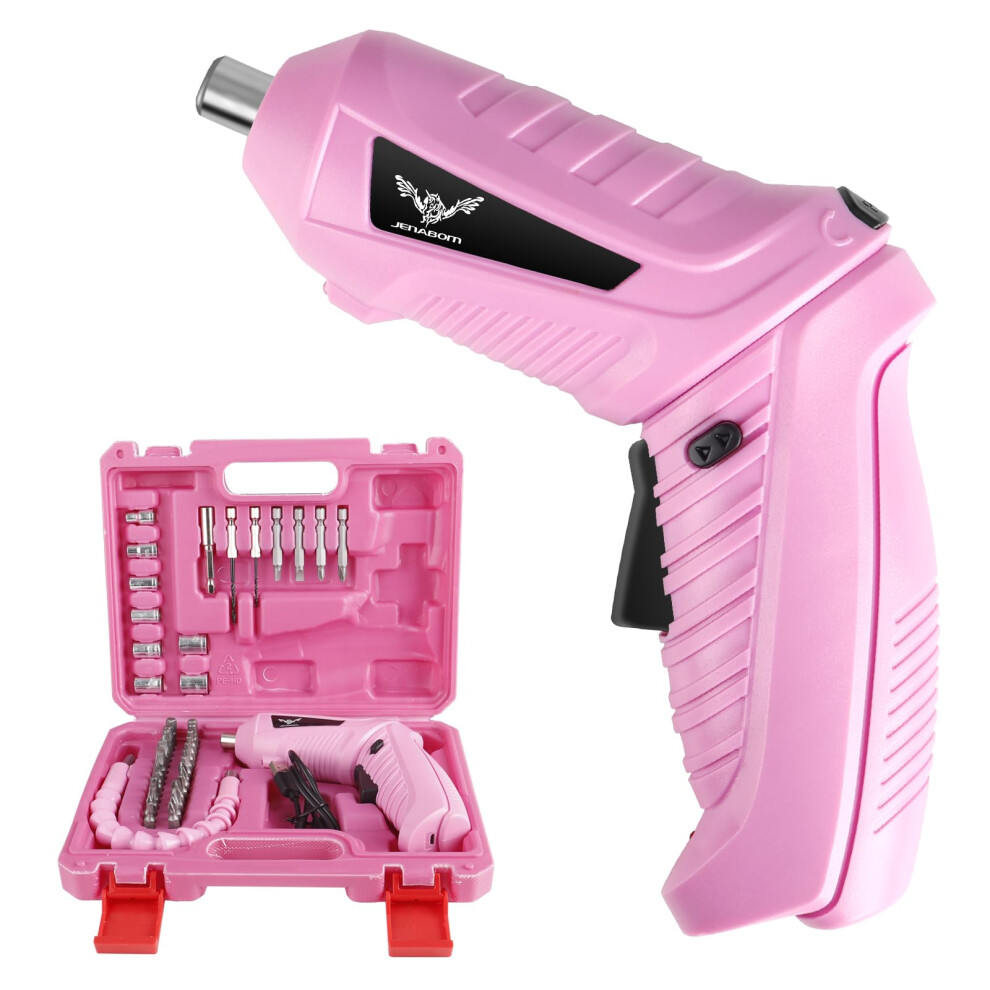 47 In 1 Electric Screwdriver, Cordless Drill Screwdriver Bits Set Rechargeable, 3.6V Li-Ion 3.5Nm Max Torque Electric Rotatable Drill Screwdriver 812462330232