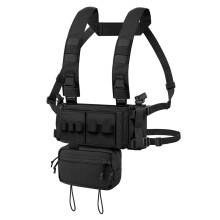 Micro Chest Rig with 5.56/7.62 Magazine Holder,Wing Pouches,Dangler Pouch,Fat Strap Shoulder Harness Set