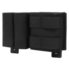 Mag Pouch 5.56mm + Double 9mm/45APC Pistol Magazine Pouches with MOLLE Tactical Belt Clips for M4 M16 AK AR Magazine Glock M1911 92F with 2 Clips