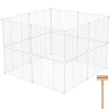 Pet Playpen, Small Animals Supplies, 16 Panels Exercise Playpens Cage, C Grids Yard Fence