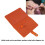 Sac portable à 37 emplacements pour forets de perceuse à ongles, PU orange. 3