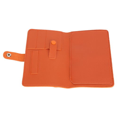 Sac portable à 37 emplacements pour forets de perceuse à ongles, PU orange. 1