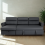 (Black) Universal Roma Air Leather Sofa Bed Chaise L Shape Corner Sofa Convertible Sofa Pull-Out, Hidden Storage Sleeper Couch with Fold-Out Bed 10