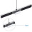(As show, One size) Replacement Wired Infrared IR Ray Motion Sensor Bar Compatible with Wii and Wii U Console 5