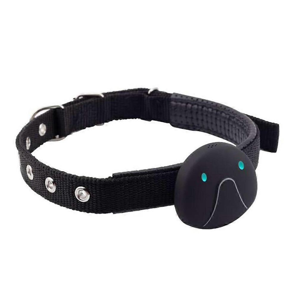 (Black, One size) GPS Dog Tracker Pets Real-Time Tracking Collar Device APP Control for Cats No Range Limitation IP67 Waterproof  Black