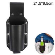 (As show, One size) Beer Holster for Bottles and Cans Up To Approx. 0.5 Liters, Beer Holder for Attaching To The Belt, The Beer Holder