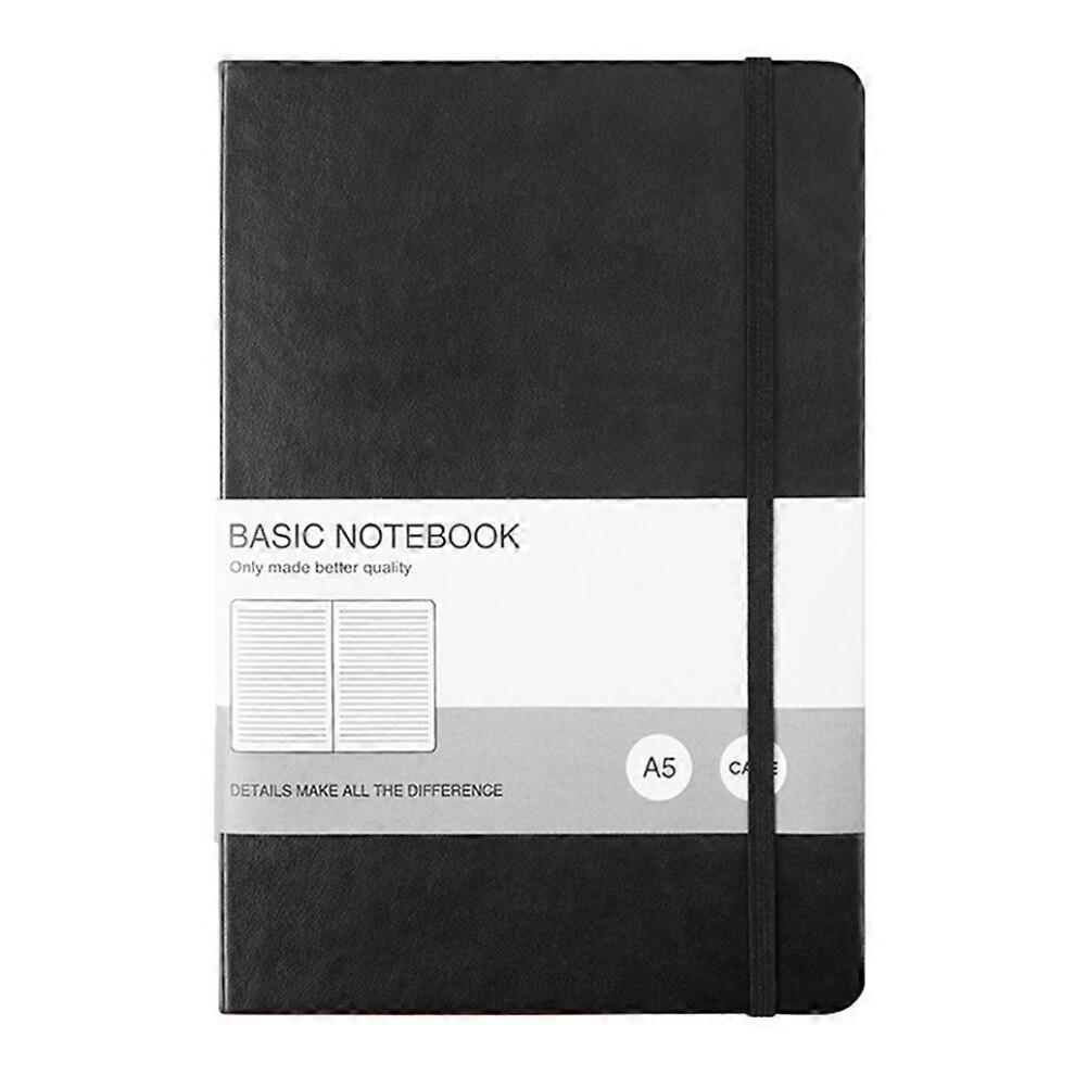 (Red, One size) A5 128 Sheets Premium Soft Cover Notebook Journal Lined Journal Notebooks Retro Fashion Business Notebook Ruled Notepad  Black-image-OPC-PHYZ22D-NEW