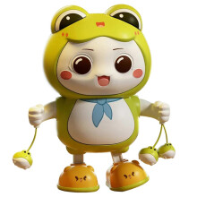 (As show, One size) Engaging Colorful Light Music Electric Frog Dancing Robot Toy Music and Dance Performances for Entertaining Parties