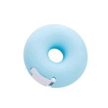 (Blue donut, One size) for Creative Heart & Donuts Shape Tape Dispenser Cute Washi Tapes Cutter Container Box Gift Packaging Gadget Desk Organi