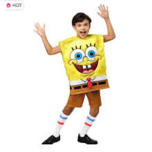 Halloween Funny SpongeBob Children Performance Costume Mural Costume