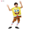 Halloween Funny SpongeBob Children Performance Costume Mural Costume 1