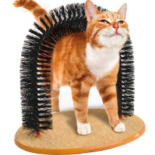 Cat Massage Scratching Itch Kitty Hair Tools Beauty Care Brush Bristle Arch