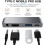 4 in 1 USB C Hubs Multiport Adapter for Laptop Ref：rVx 4