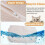 Cat Window Perch, Bed for Window, Cordless Foldable Cat Hammock with Metal Frame 4