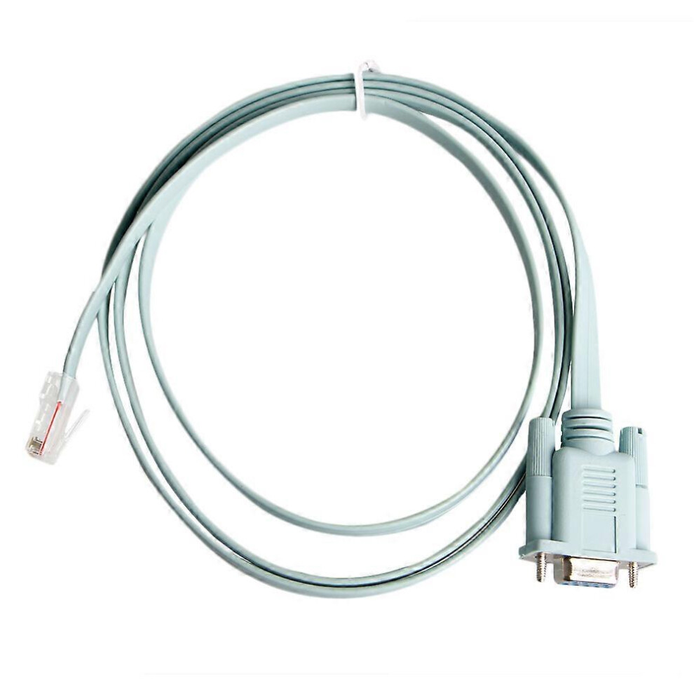 (As show, One size) Console Cable RJ45 Ethernet To RS232 DB9 COM Port Serial Female Routers Network Adapter Cable for Cisco Switch Router