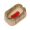 (As show, One size) Fishing Feeder Method Mould Carp Bait Lure Tool Quick Release Molds Accessories 5