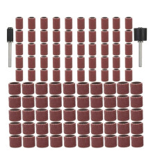 11pcs/102pcs Sanding Drums Sleeves Drum Sander Set 80 120 180 Grit Sanding Band Sanding Drum Kit for Electric Mini Angle Grinder Ref:NFm