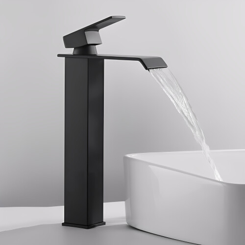 Living And Home Black 304 Stainless Steel Basin Mixer Tap