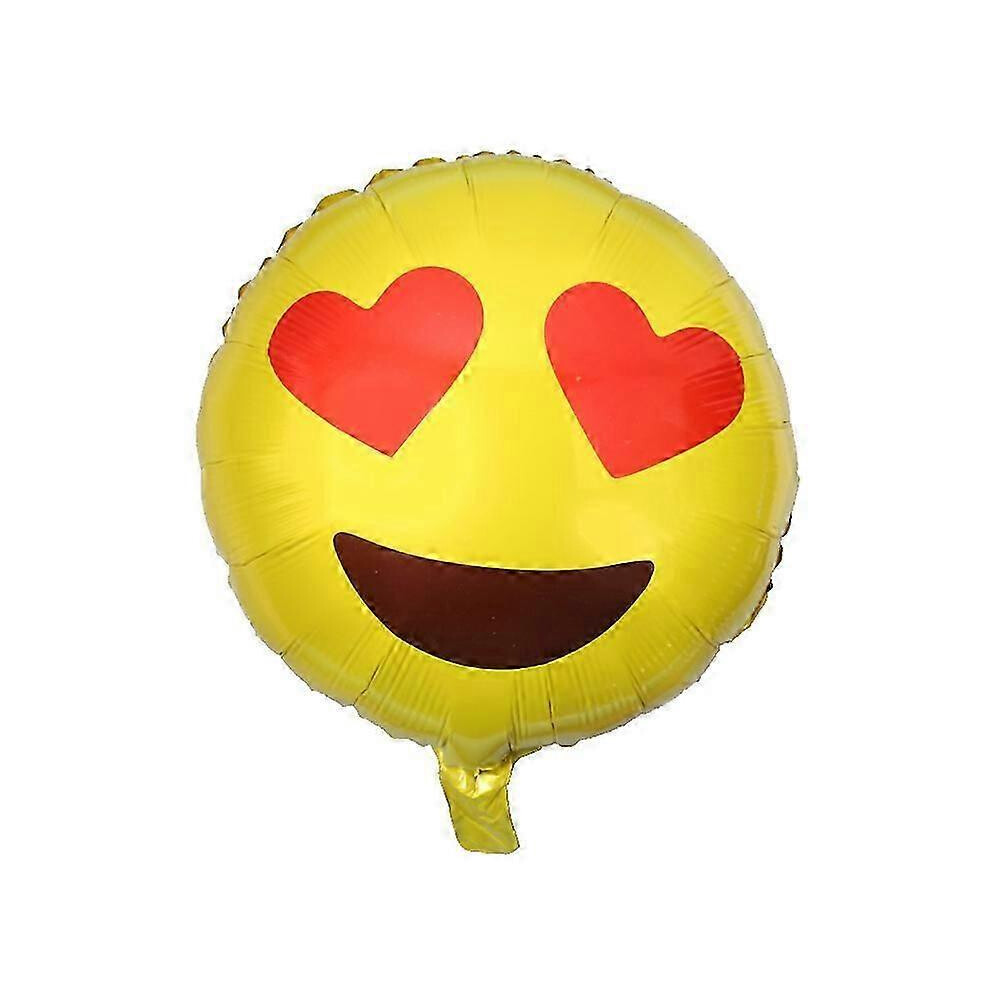 Kikidex (As Show, One Size) Round Emoji Balloon