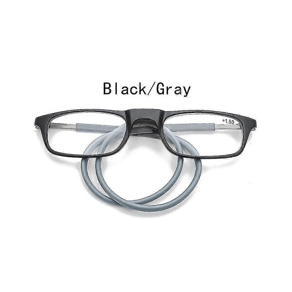 Kikidex Light (As Show, One Size) Reading Glasses Magnetic Neck Fashionable Reading Glasses