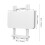 Living And Home (White) 90*90cm Foldable Dining Table 7