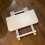 Living And Home (White) 90*90cm Foldable Dining Table 5