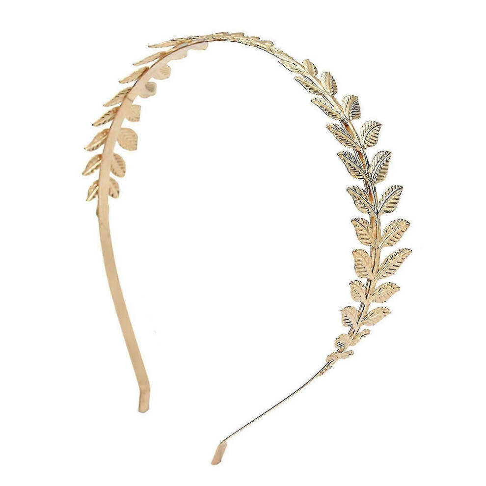 Kikidex (Silver, One Size) Greek Goddess Headband Gold Leaf Branch Hair Hoop Crown Bridal Wedding Headpiece Greek Goddess Accessories Silver,Gold