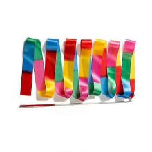 (A, 6m) 2m 4m 6m Gymnastics Colored Ribbons Colorful Gym Ribbons Rhythmic Gymnastics Equipment Dance Ribbon Ballet Streamer Twirling Rod