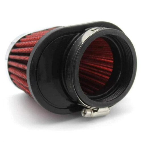 1pcs Universal Round Tapered Car Motorcycle Air Filter 51mm 2 Inch Intake Filter-red 2