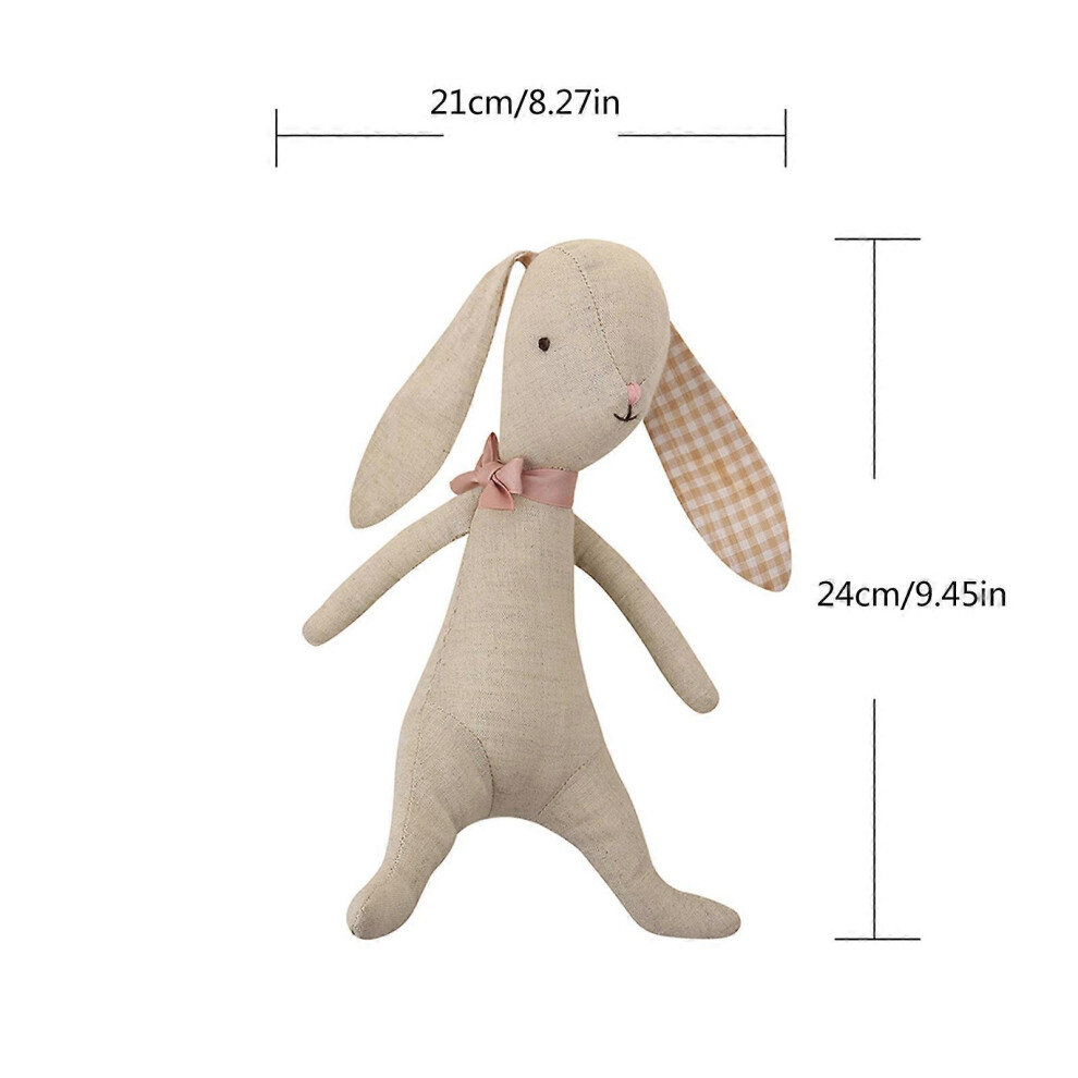 (R08-15, One size) Cute Rabbit for Doll Baby Soft Plush Toys For Children Bunny Sleeping Mate Stuffed &Plush Animal Baby Toys For Infants