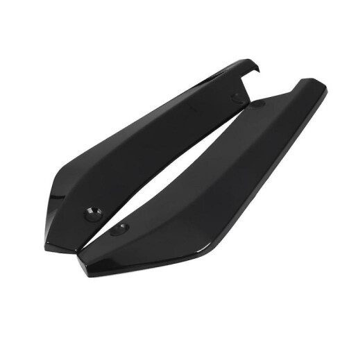 2pcs Universal Car Rear Bumper Lip Diffuser Splitter Spoiler Scratch Protector 2