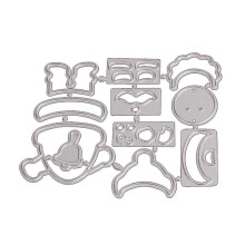 (As show, One size) Christmas Santa Metal Cutting Dies Stencil DIY Scrapbooking Album Paper Template