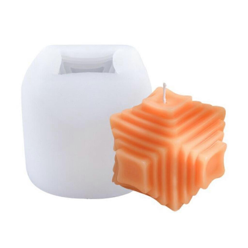 (01, One size) DIY Wax Candle Silicone Molds Soy Candle Mold for Crafts Aromatherapy Plaster 3D Moulds Handmade Candle Holder Soap Form