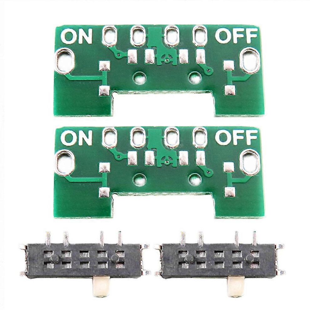 (As show, One size) Power Reset On Off Button Switch Board Replacement parts ON OFF Power Switch Board For GBA Game Console