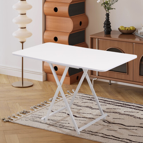 Living And Home 120*60cm Foldable Dining Table