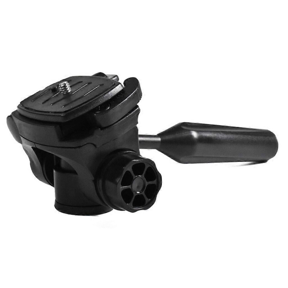 (As show, One size) Tripod Pan for Head, 360 Rotation 90 Tilt 3-Dimensional Tripod for Head Mount with 3/8 Inch Thread 1/4 Inch Screw for Tripod Monop