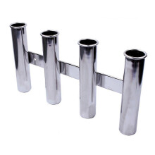 (As show, One size) Yachts Fishing Supplies Boat Fishing Gear Fishing Rod Holder 4 Link Tube Assembly Durable Material Solid Structure