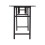 Living And Home 100*60cm Black Marble Pattern Folding Table w/ Double Spring Mechanism 4