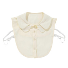 (Apricot, One size) Women False Collar for Dress Shirt Collar Fashion Fake Collar Shawl Wrap Universal Party Wear Shirt Clothes Accessories Apricot