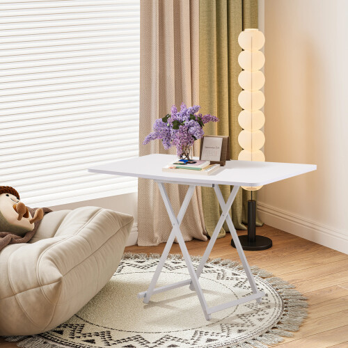 Living And Home 120*60cm Foldable Dining Table 1