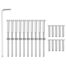 Stemball Swage And Invisible Hex Head Threaded Stud Tension End Fitting Terminal Combination Pack F